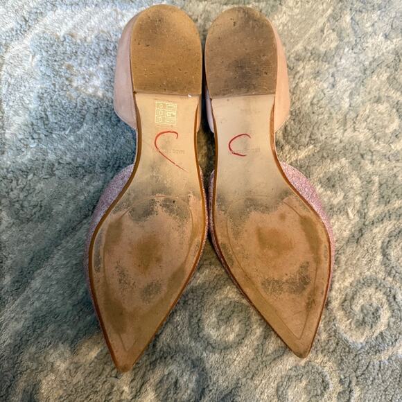 Sundance 41 Fontainebleau Blush lace D’Orsay flats pointed toe 2928 - Picture 6 of 8